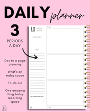 Load image into Gallery viewer, PREORDER - 2026 A5 TEACHER PLANNER - PASTEL DAISIES