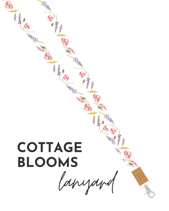 PREORDER 2026 Collection - Cottage Blooms Lanyard