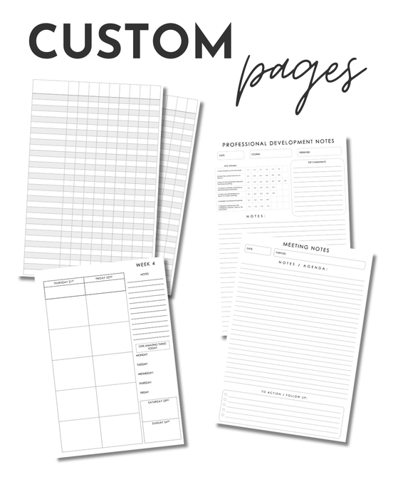 2026 - CUSTOM PAGES REQUEST