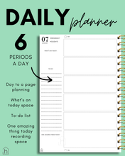 Load image into Gallery viewer, PREORDER - 2026 A5 TEACHER PLANNER - PASTEL DAISIES