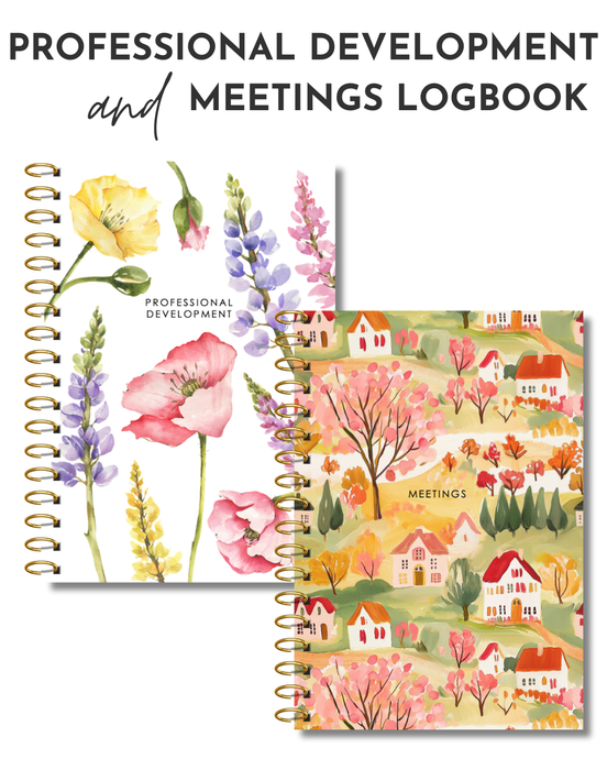 PREORDER 2026 - Meetings / Professional Development Logbook