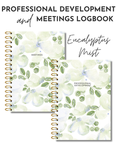 PREORDER 2026 - Meetings / Professional Development Logbook
