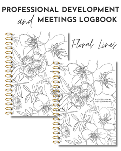 PREORDER 2026 - Meetings / Professional Development Logbook