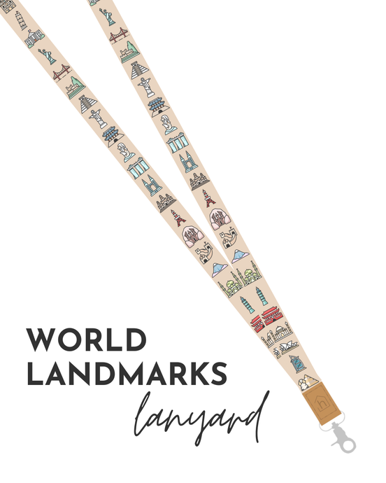 PREORDER 2026 Collection - World Landmarks Lanyard