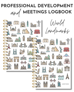 PREORDER 2026 - Meetings / Professional Development Logbook