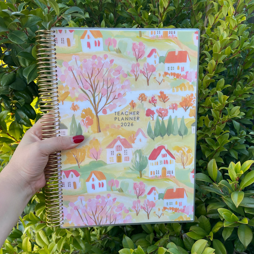 PREORDER - 2026 A4 TEACHER PLANNER - IT TAKES A VILLAGE