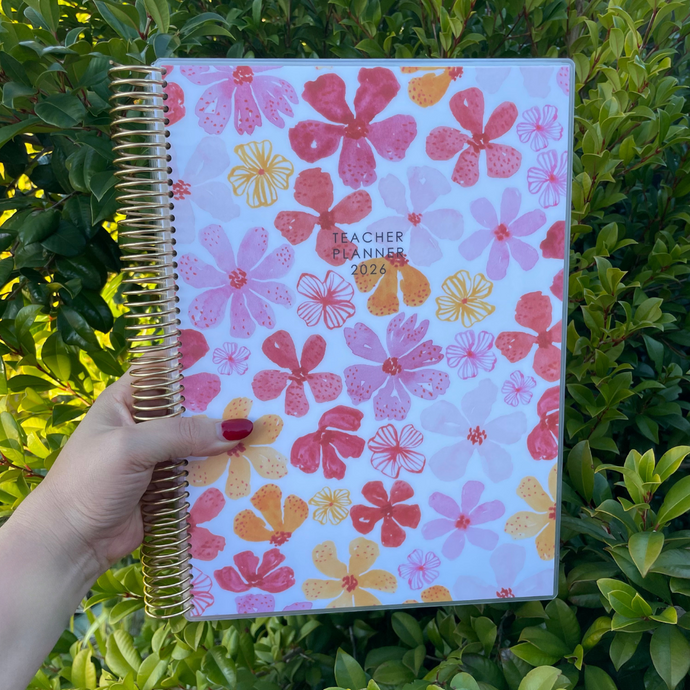 PREORDER - 2026 A4 TEACHER PLANNER - FLOURISH