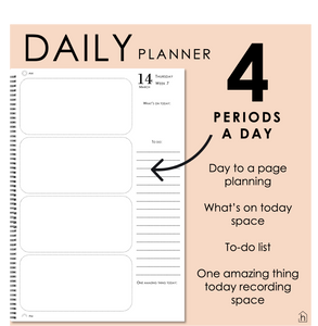 2025 Printable Teacher Planner - Daily Format