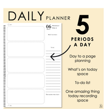 Load image into Gallery viewer, 2025 Printable Teacher Planner - Daily Format