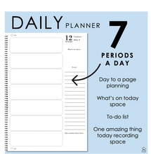 Load image into Gallery viewer, 2025 Printable Teacher Planner - Daily Format