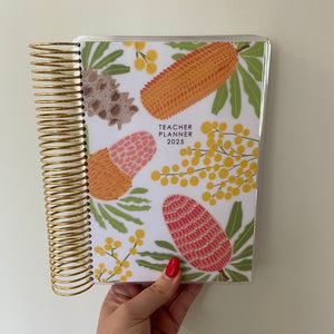 2025 A4 TEACHER PLANNER - NATIVE BOUQUET