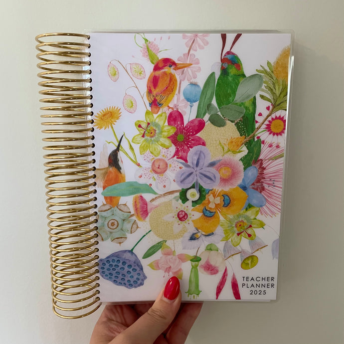 2025 A4 TEACHER PLANNER - BIRDS OF PARADISE