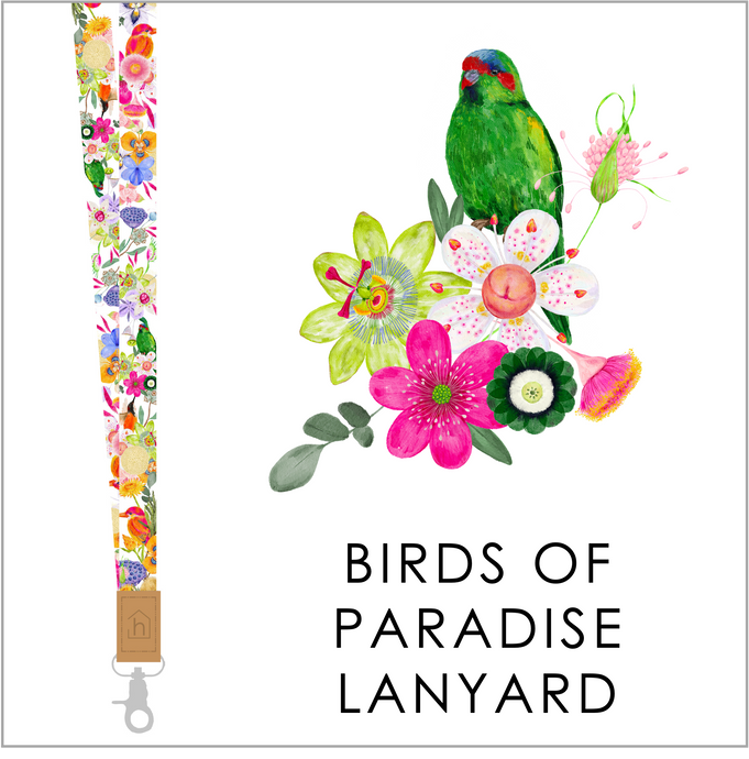 2025 Collection - Birds of Paradise Lanyard