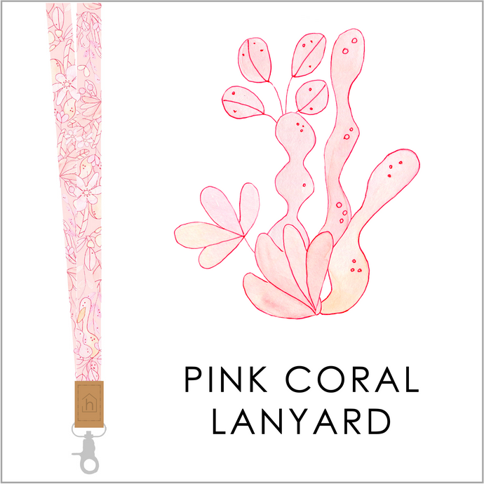 2025 Collection - Pink Coral Lanyard