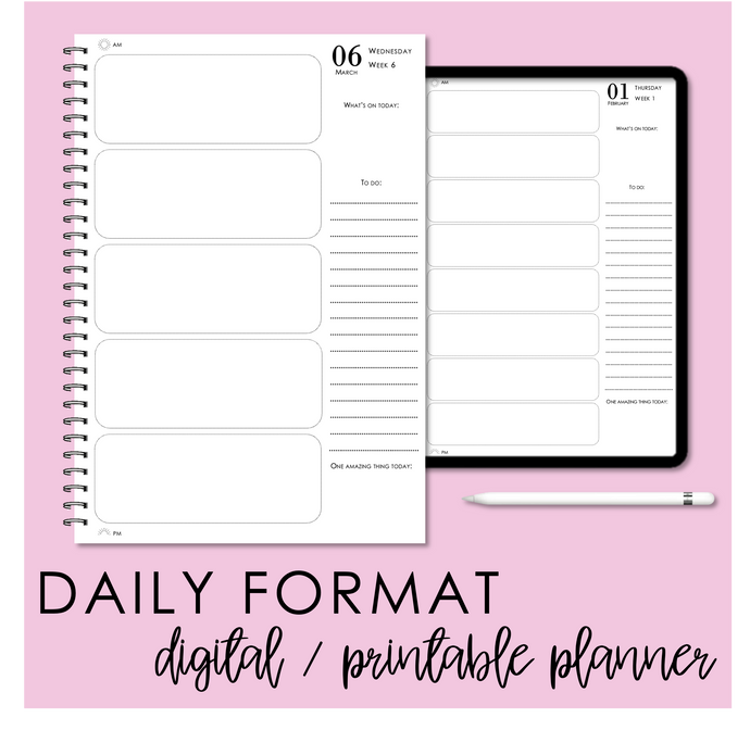 2024 Printable Teacher Planner - Daily Format