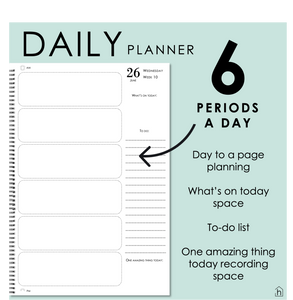 2025 Printable Teacher Planner - Daily Format