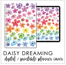 Load image into Gallery viewer, 2025 Printable Everyday Planner Covers - Daisy Dreaming