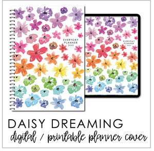 2025 Printable Everyday Planner Covers - Daisy Dreaming