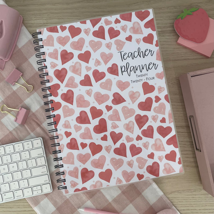 SAMPLE SALE - 2024 A4 Work of Heart Daily Planner 7 Period