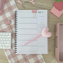 Load image into Gallery viewer, SAMPLE SALE - 2024 A4 Work of Heart Daily Planner 7 Period