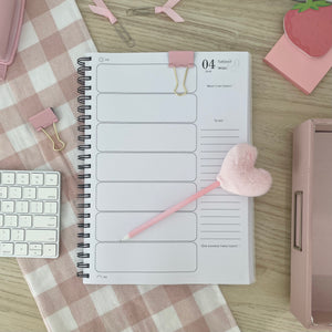 SAMPLE SALE - 2024 A4 Work of Heart Daily Planner 7 Period