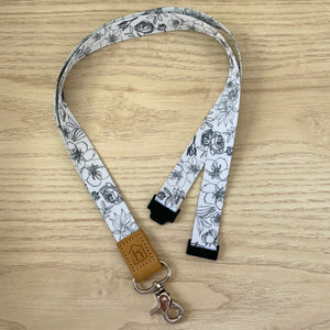 2025 Collection - Floral lines 2.0 Lanyard