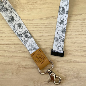 2025 Collection - Floral lines 2.0 Lanyard