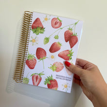 Load image into Gallery viewer, Ready to Ship - A5 Meetings &amp; Professional Development Notebook Strawberry Fields