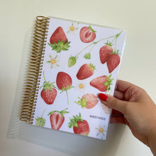 Load image into Gallery viewer, Ready to Ship - A5 Meetings &amp; Professional Development Notebook Strawberry Fields