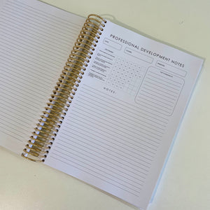 Ready to Ship - A5 Meetings & Professional Development Notebook Strawberry Fields