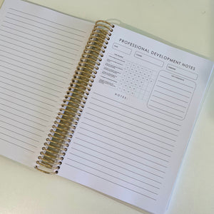 Ready to Ship - A5 Meetings & Professional Development Notebook Seas the Day