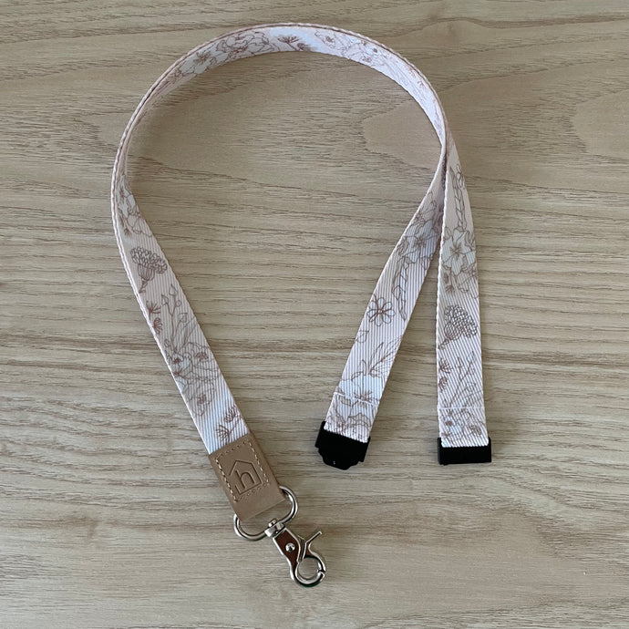 Floral Lines Lanyard - Limited Edition