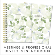 Load image into Gallery viewer, EUCALYPTUS MIST - Meetings / Professional Development Logbook