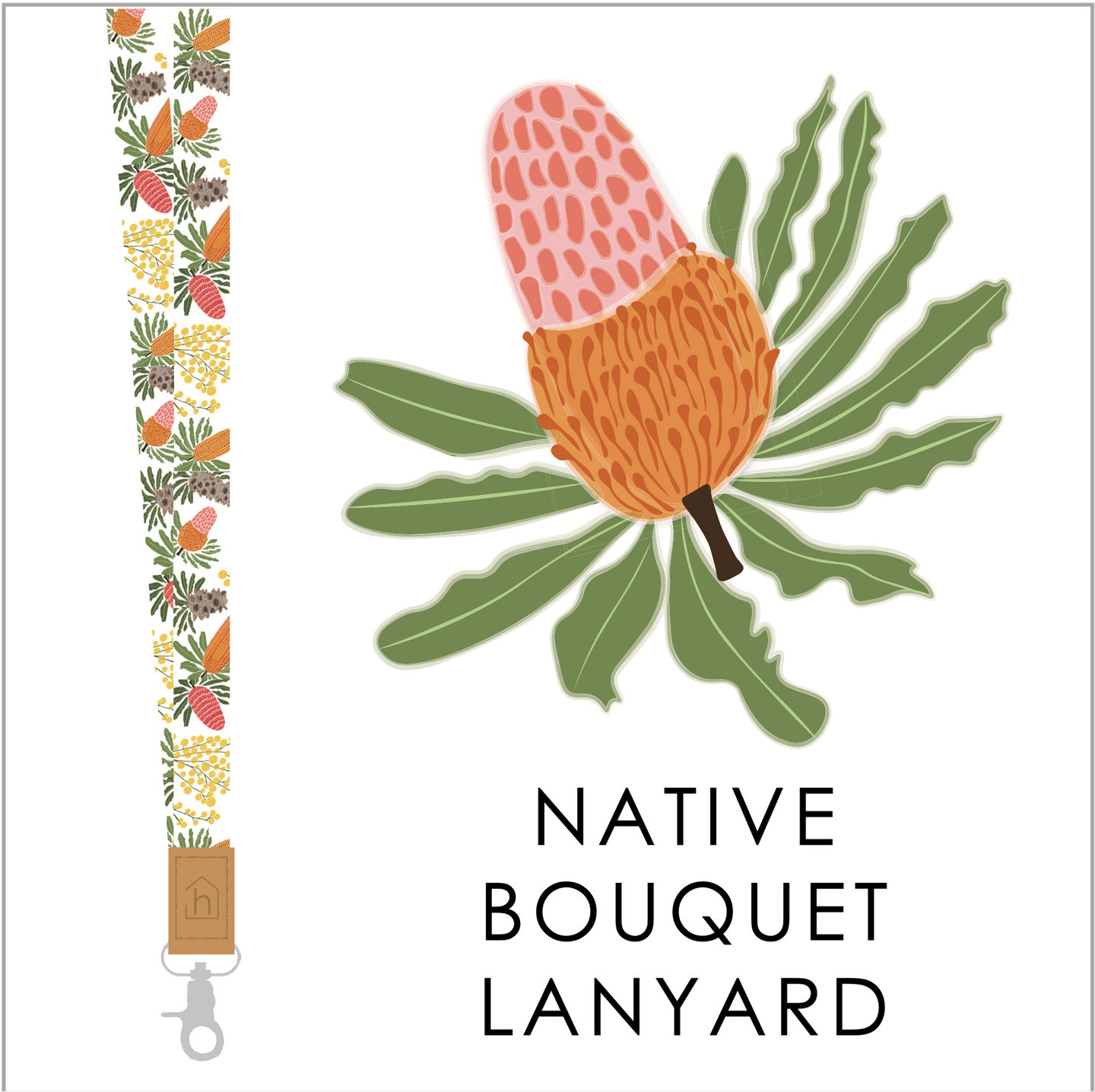 2025 Collection - Native Bouquet Lanyard