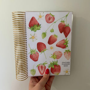 2025 A4 TEACHER PLANNER - STRAWBERRY FIELDS