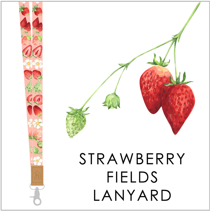 2025 Collection - Strawberry Fields Lanyard