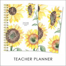 Load image into Gallery viewer, 2027 A4 TEACHER PLANNER - SUNNY DAYS