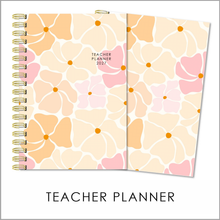 Load image into Gallery viewer, 2027 A4 TEACHER PLANNER - PEACHES &amp; CREAM