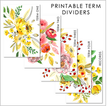 Load image into Gallery viewer, 2025 Printable Planner Covers &amp; Dividers - Tropical Dream