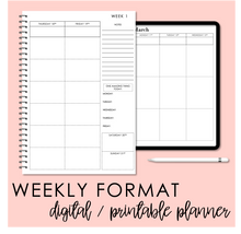 Load image into Gallery viewer, 2024 Printable Teacher Planner - Weekly Format