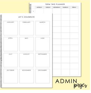 2024 Printable Teacher Planner - Weekly Format