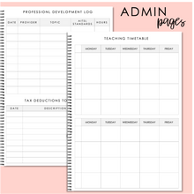 Load image into Gallery viewer, 2024 Printable Teacher Planner - Daily Format