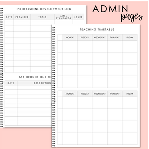 2024 Printable Teacher Planner - Daily Format