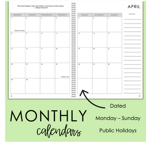 2025 Printable Everyday Planner - Weekly Minimal