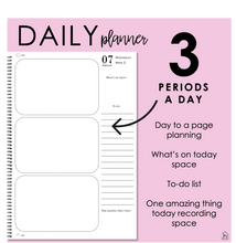 Load image into Gallery viewer, 2024 Printable Teacher Planner - Daily Format