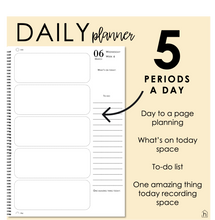 Load image into Gallery viewer, 2024 Printable Teacher Planner - Daily Format