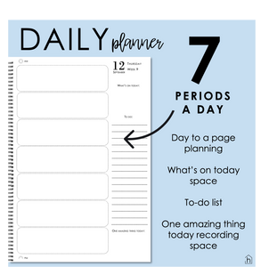 2024 Printable Teacher Planner - Daily Format