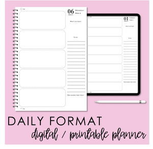 2025 Printable Teacher Planner - Daily Format