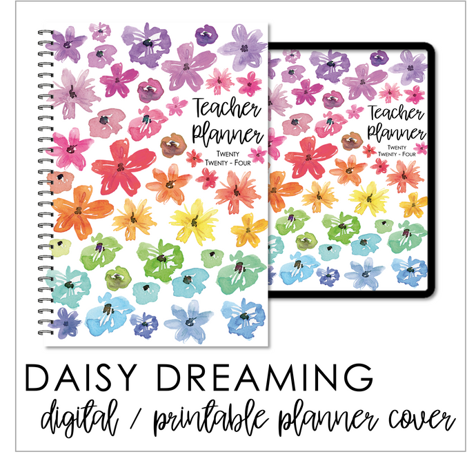 2024 Printable Planner Covers & Dividers - Daisy Dreaming