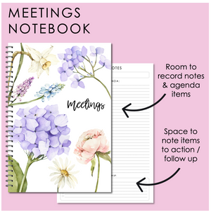 Professional Development Log & Meetings Notebook PRINTABLE - DIGITAL DOWNLOAD